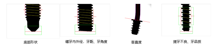 光學(xué)篩選機(jī)檢測的外觀特征圖